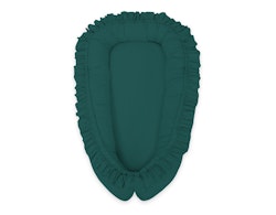 Babynest med volang Magic Loop flaskgrön