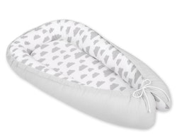 Babynest Bobono Gråa moln