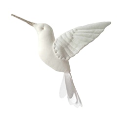 Väggdekoration Kolibri Vit