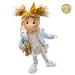 Stor handgjord docka 38 cm Alyssa