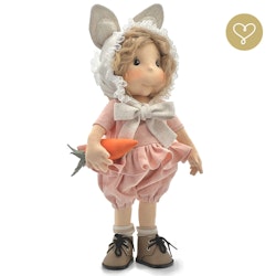 Stor handgjord docka 38 cm Bunny Ester