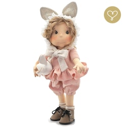 Stor handgjord docka 38 cm Bunny Bea