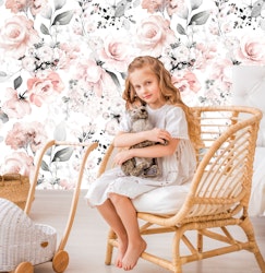 Tapet Vintage Blommor