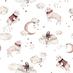 Tapet Sheep Dreams Cream