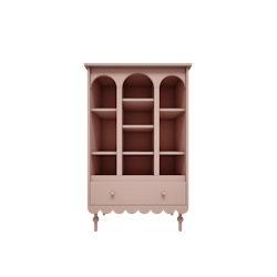 Bokhylla Babushka Wood Luck Rosa