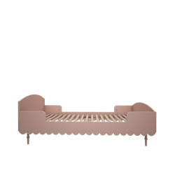 Juniorsäng 90x200 cm Babushka Wood Luck Rosa