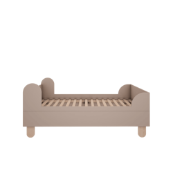 Barnsäng 160x80 cm Basic Wood Luck Tryffel