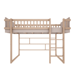 Loftsäng 90x200 cm Basic Wood Luck Kashmir