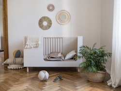 Spjälsäng & Juniorsäng 2-i-1 River Wood Luck Beige