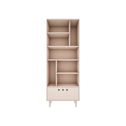 Bokhylla River Wood Luck Beige