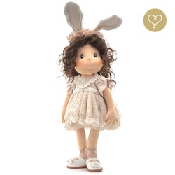 Stor handgjord docka 38 cm Bunny Betty