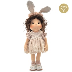 Stor handgjord docka 38 cm Bunny Betty