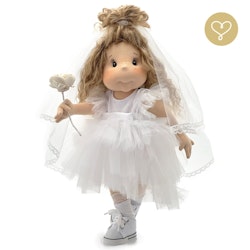 Stor handgjord docka 38 cm Julia
