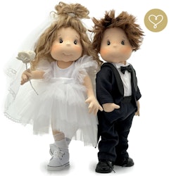 Stora handgjorda dockor 38 cm Romeo 6 Julia