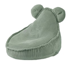 Plush Nest Saccosäck Sittsäck Teddy Premium Corduroy Grön