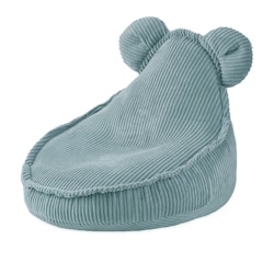 Plush Nest Saccosäck Sittsäck Teddy Premium Corduroy Blå