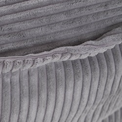 Plush Nest Saccosäck Sittsäck Teddy Premium Corduroy Grå