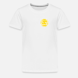 T-shirt vit Respektera spelet - Nej till VAR i svensk fotboll!