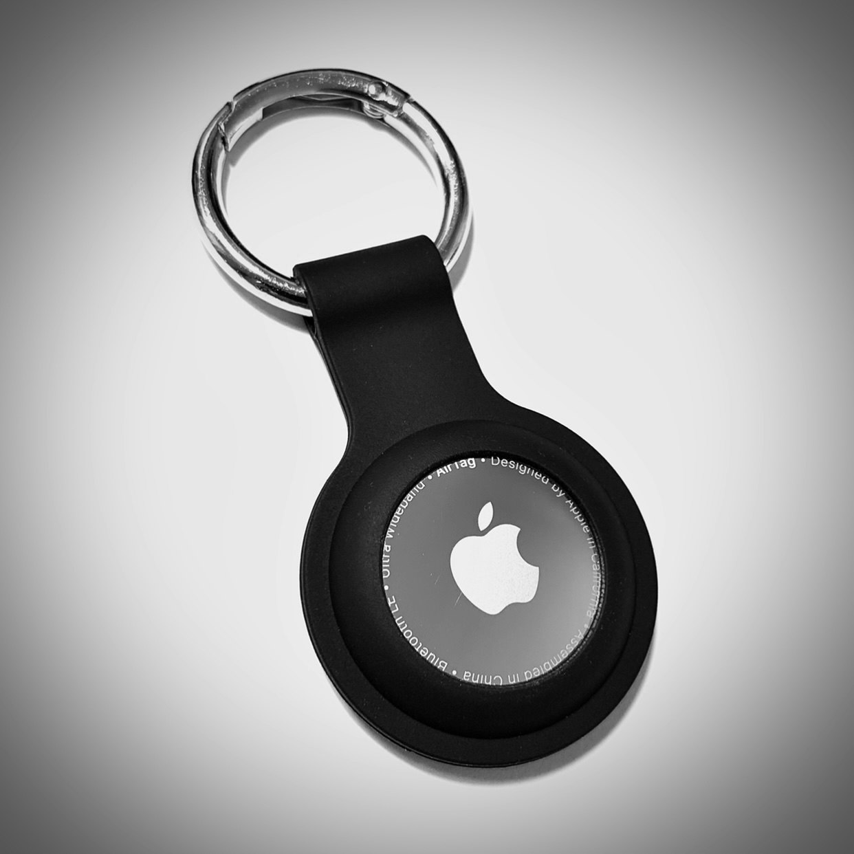 Black • Apple AirTag Fodral