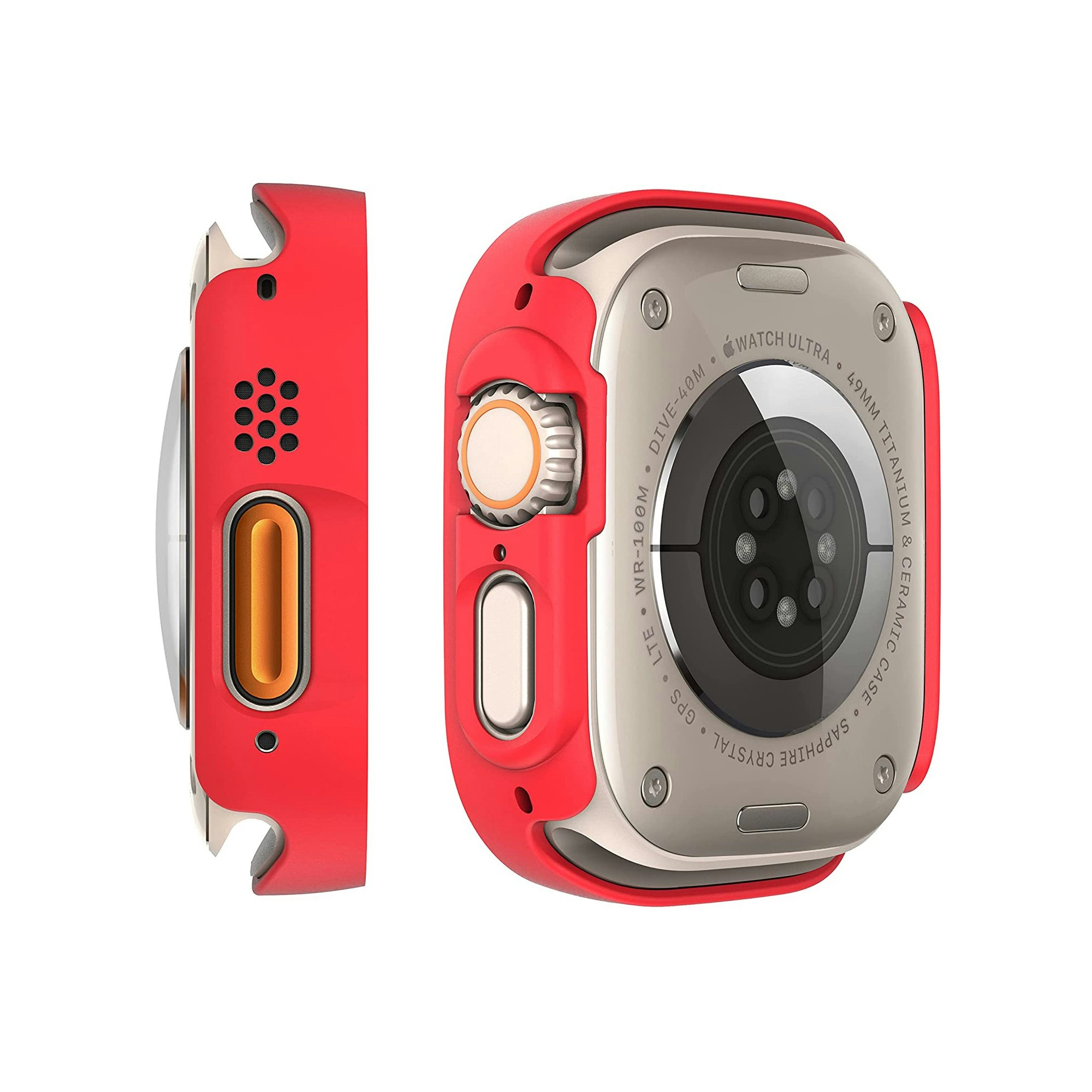 Red • Apple Watch Ultra Skal