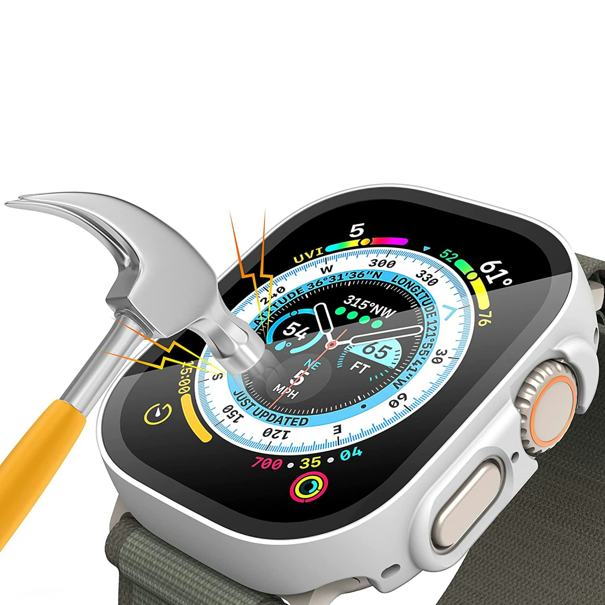 White • Apple Watch Ultra Skal