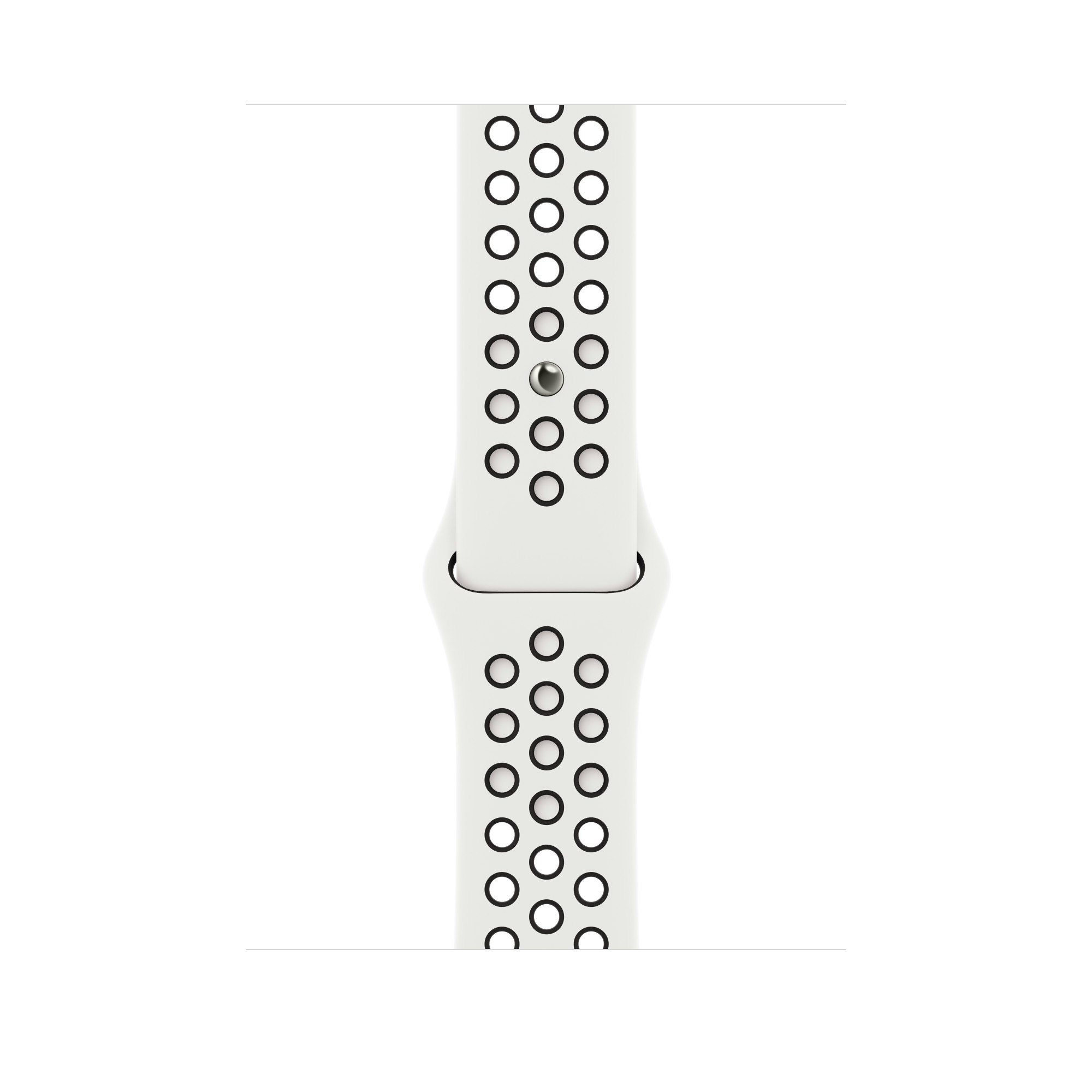 Summit White / Black - Sport Band • Apple Watch Armband
