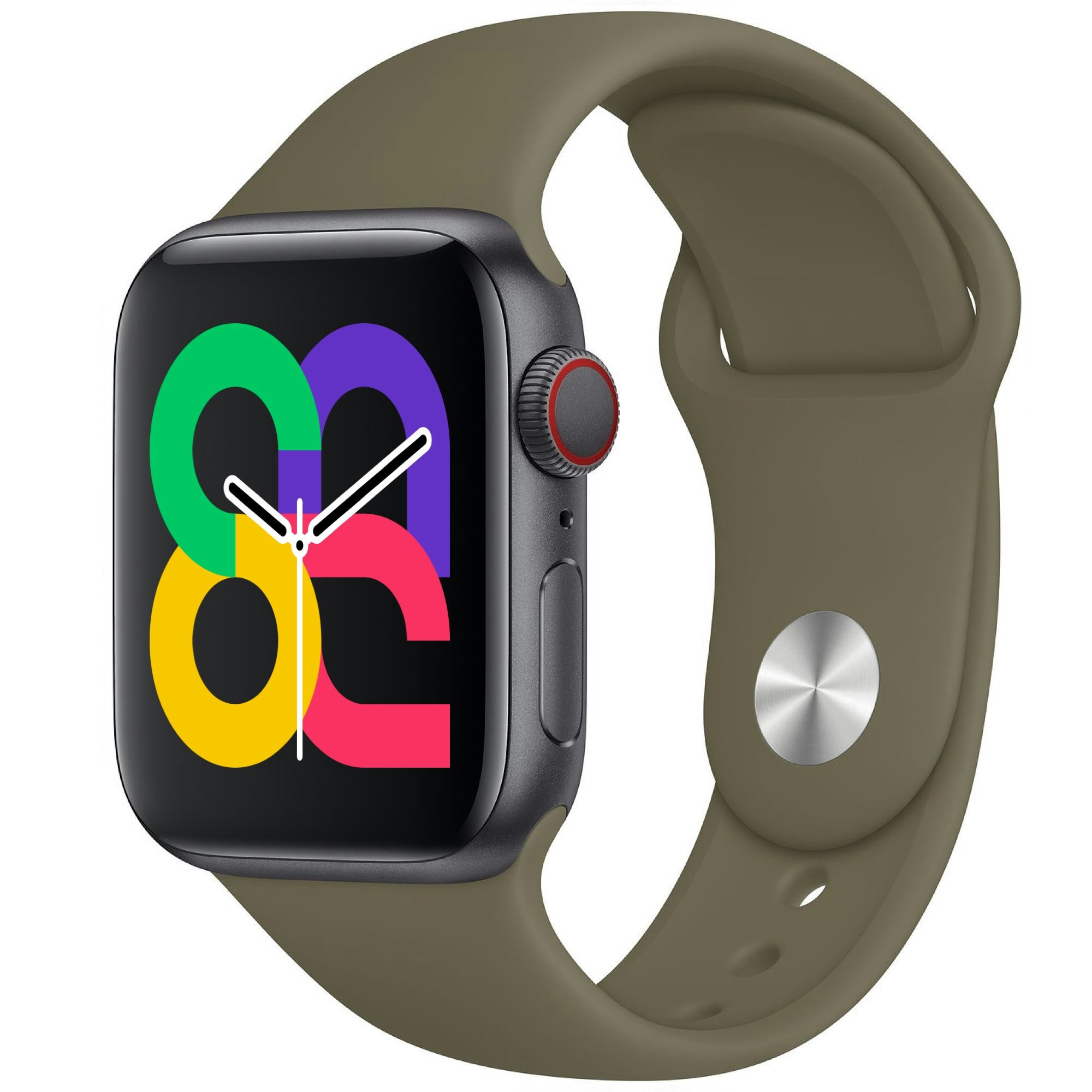 Khaki - Silicone Band • Apple Watch Armband