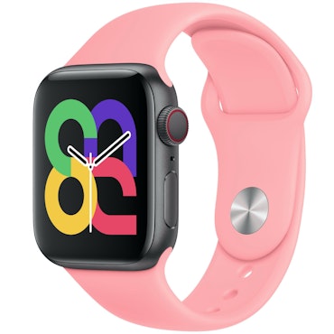 Pink - Silicone Band • Apple Watch Armband