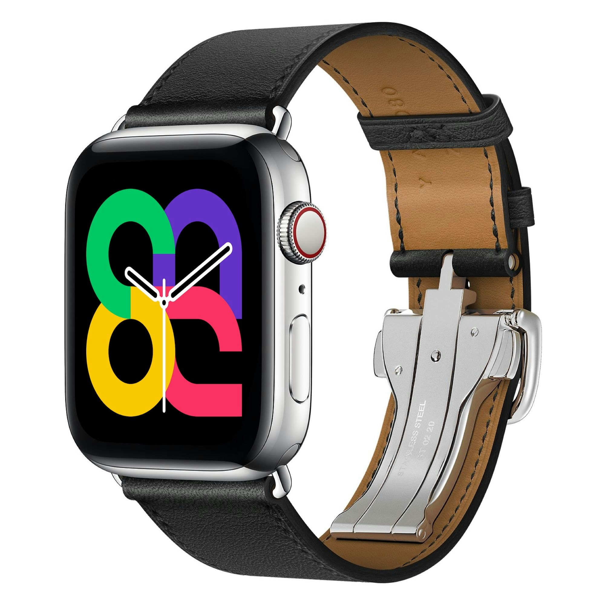 Noir - Deployment Buckle • Apple Watch Armband