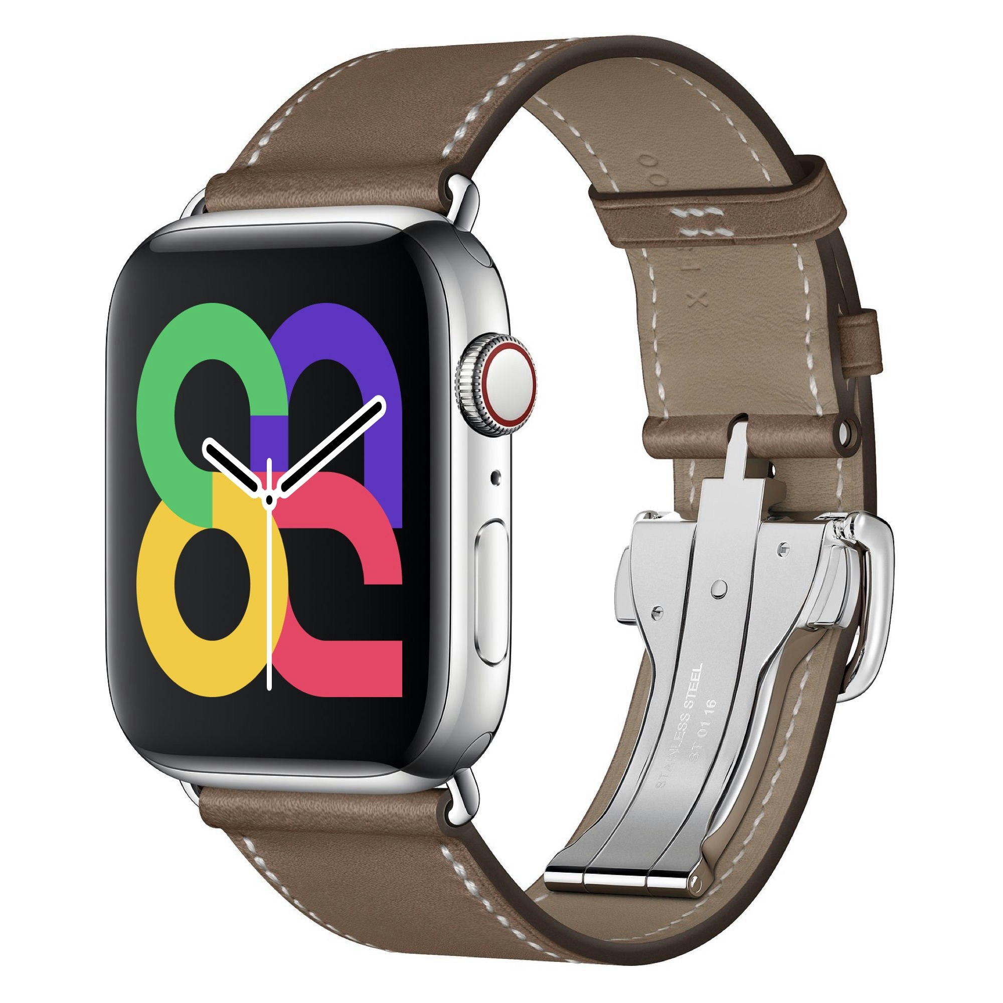 Taupe - Deployment Buckle • Apple Watch Armband