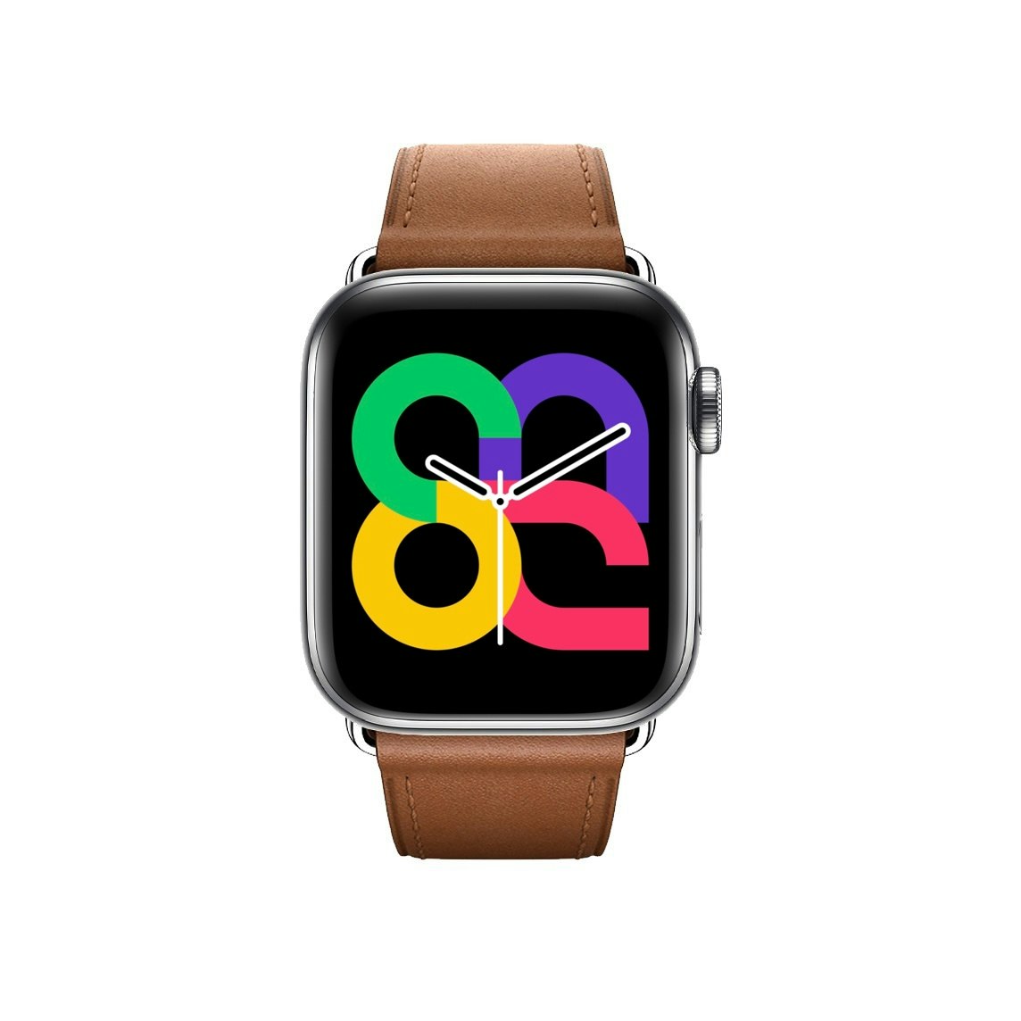 Brown - Square Buckle • Apple Watch Armband