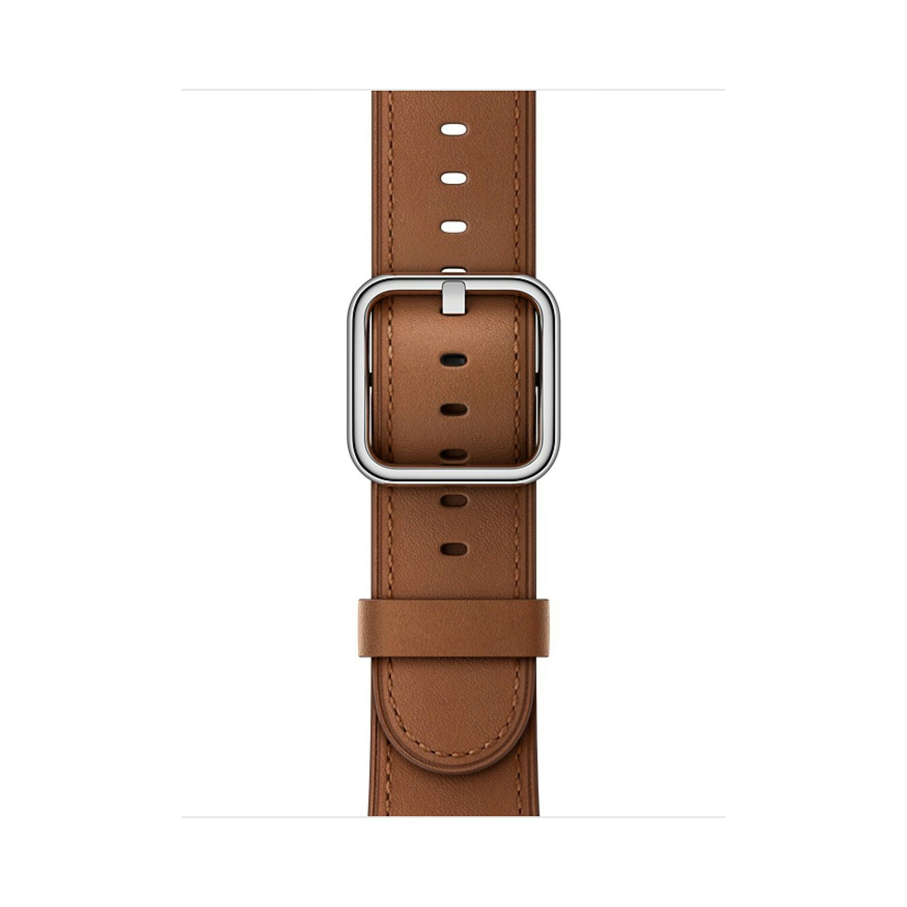 Brown - Square Buckle • Apple Watch Armband