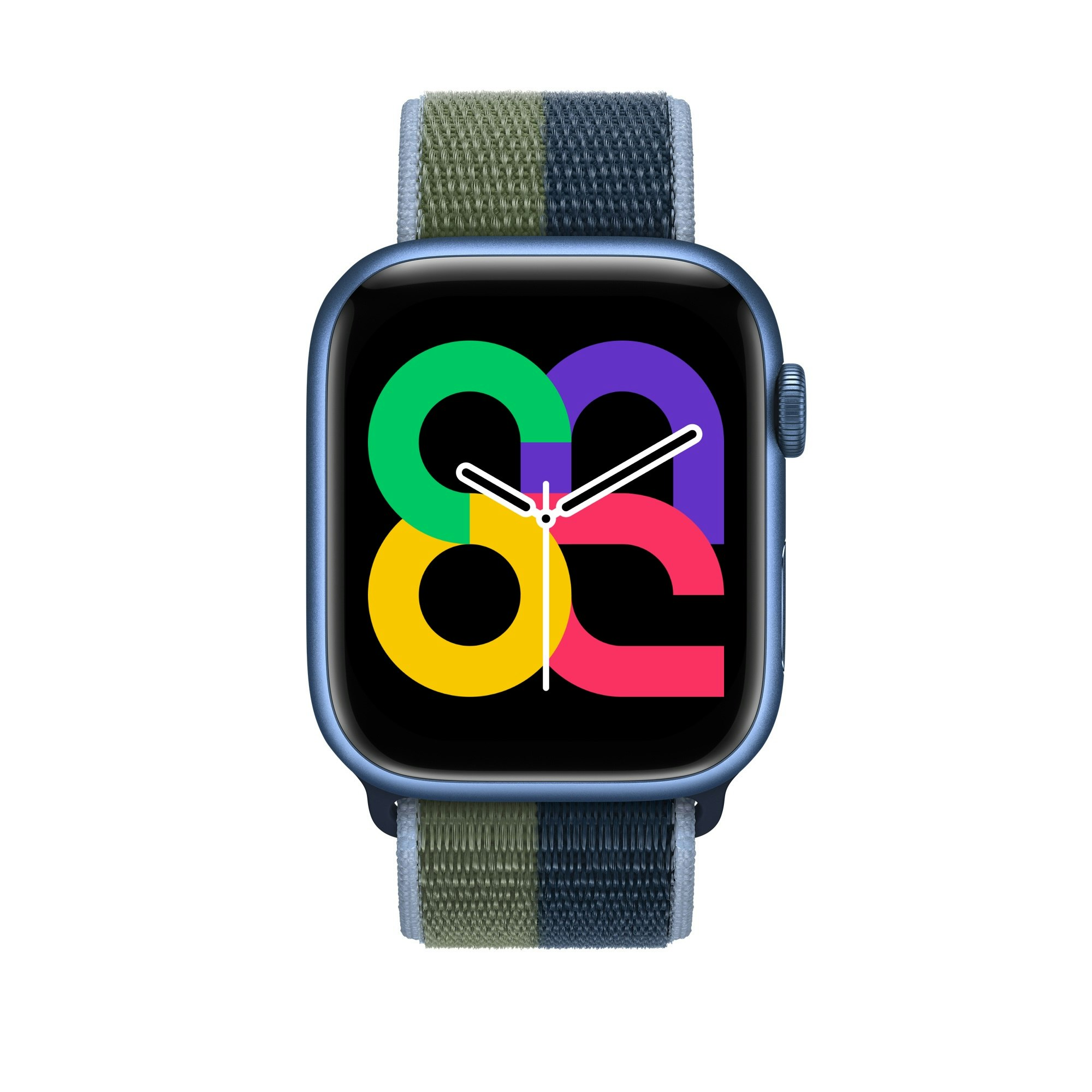 Abyss Blue / Moss Green - Sport Loop • Apple Watch Armband