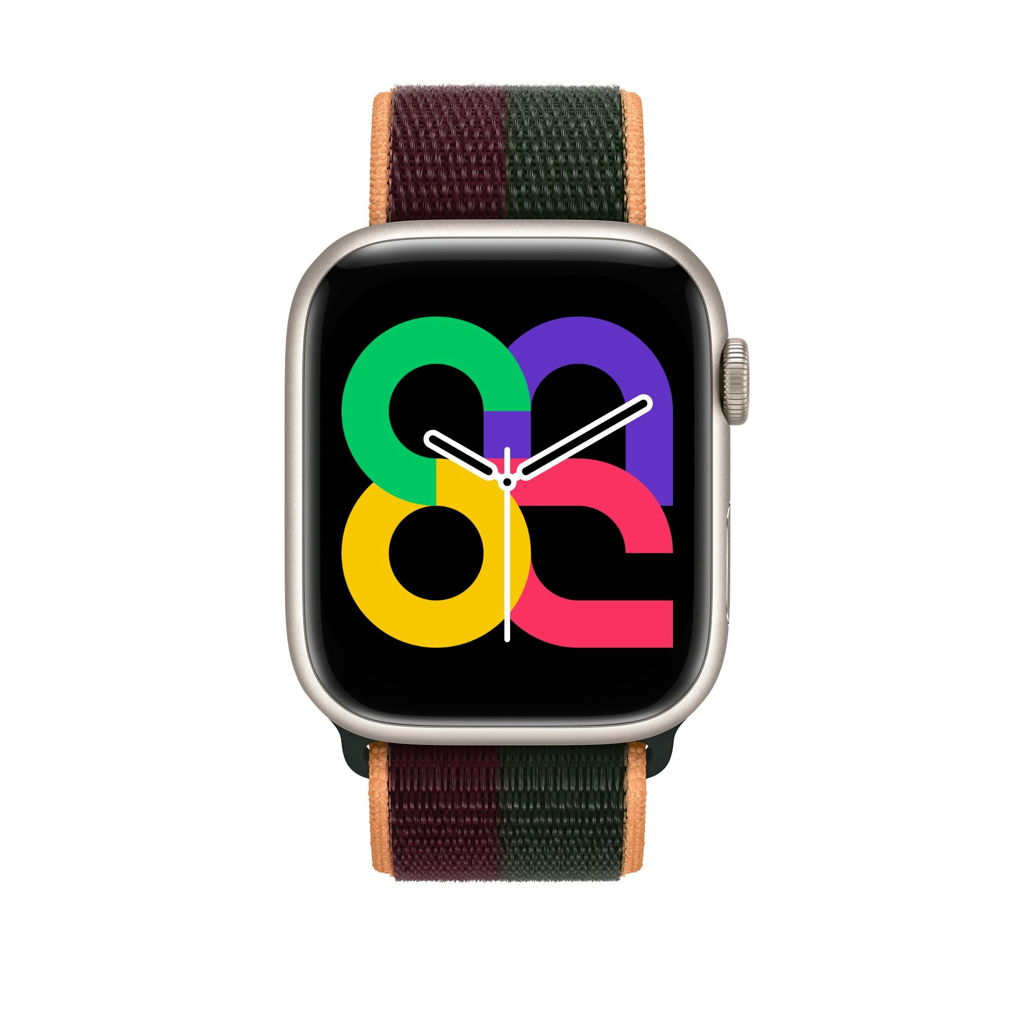 Dark Cherry / Forest Green - Sport Loop • Apple Watch Armband