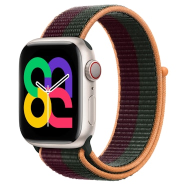 Dark Cherry / Forest Green - Sport Loop • Apple Watch Armband