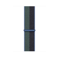 Midnight / Eucalyptus - Sport Loop • Apple Watch Armband
