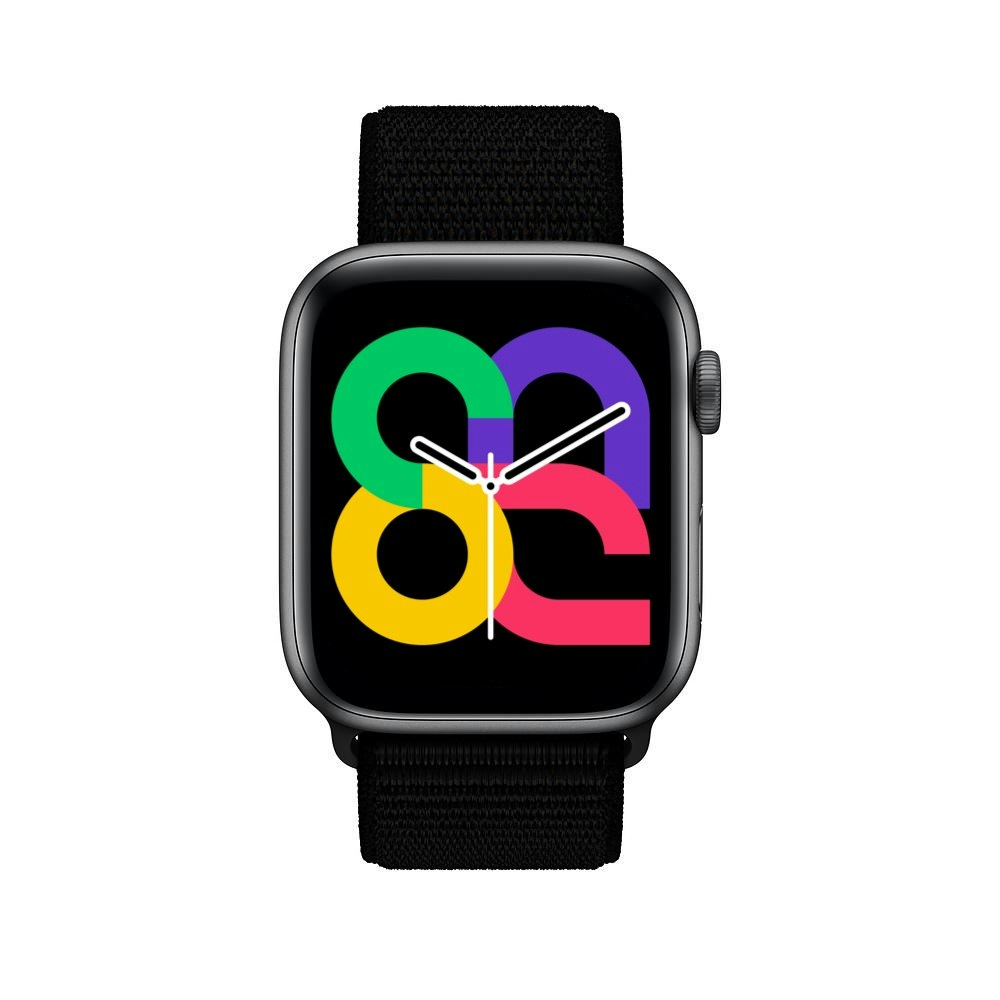 Pitch Black - Sport Loop • Apple Watch Armband