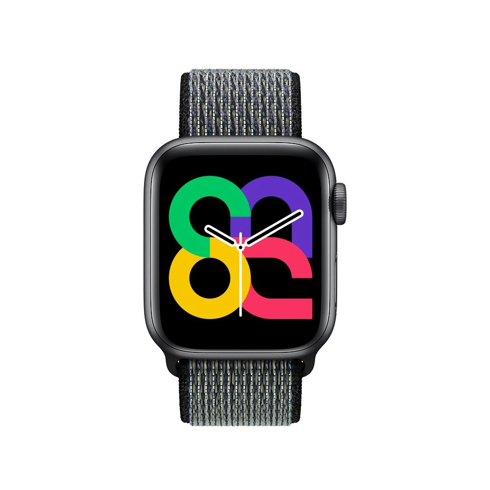 World Indigo / Lime Blast - Sport Loop • Apple Watch Armband