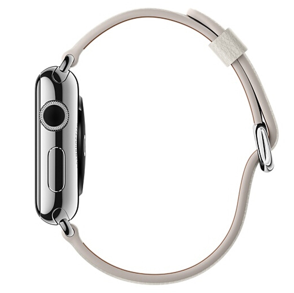 White - Classic Buckle • Apple Watch Armband