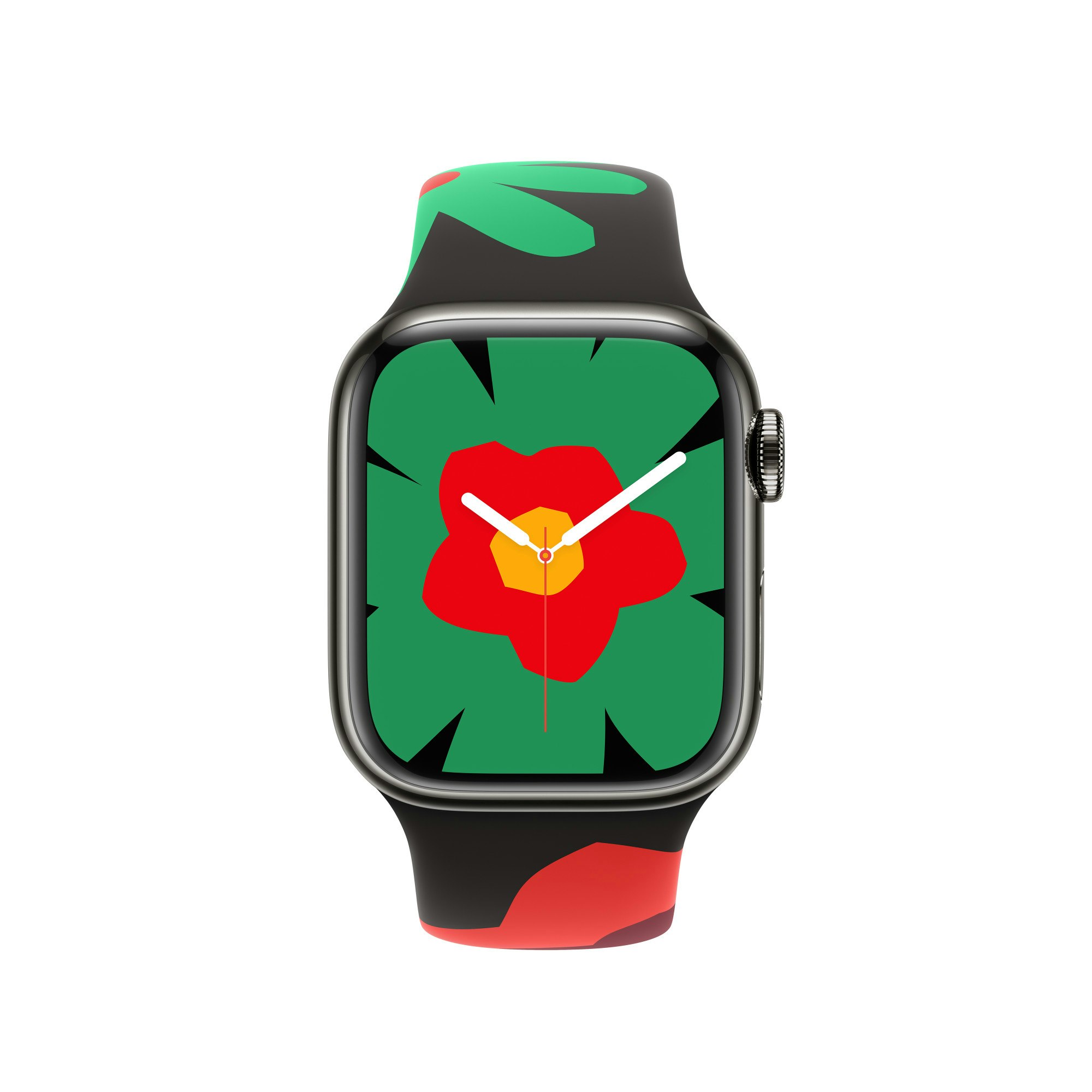 Black Unity / Bloom - Silicone Band • Apple Watch Armband