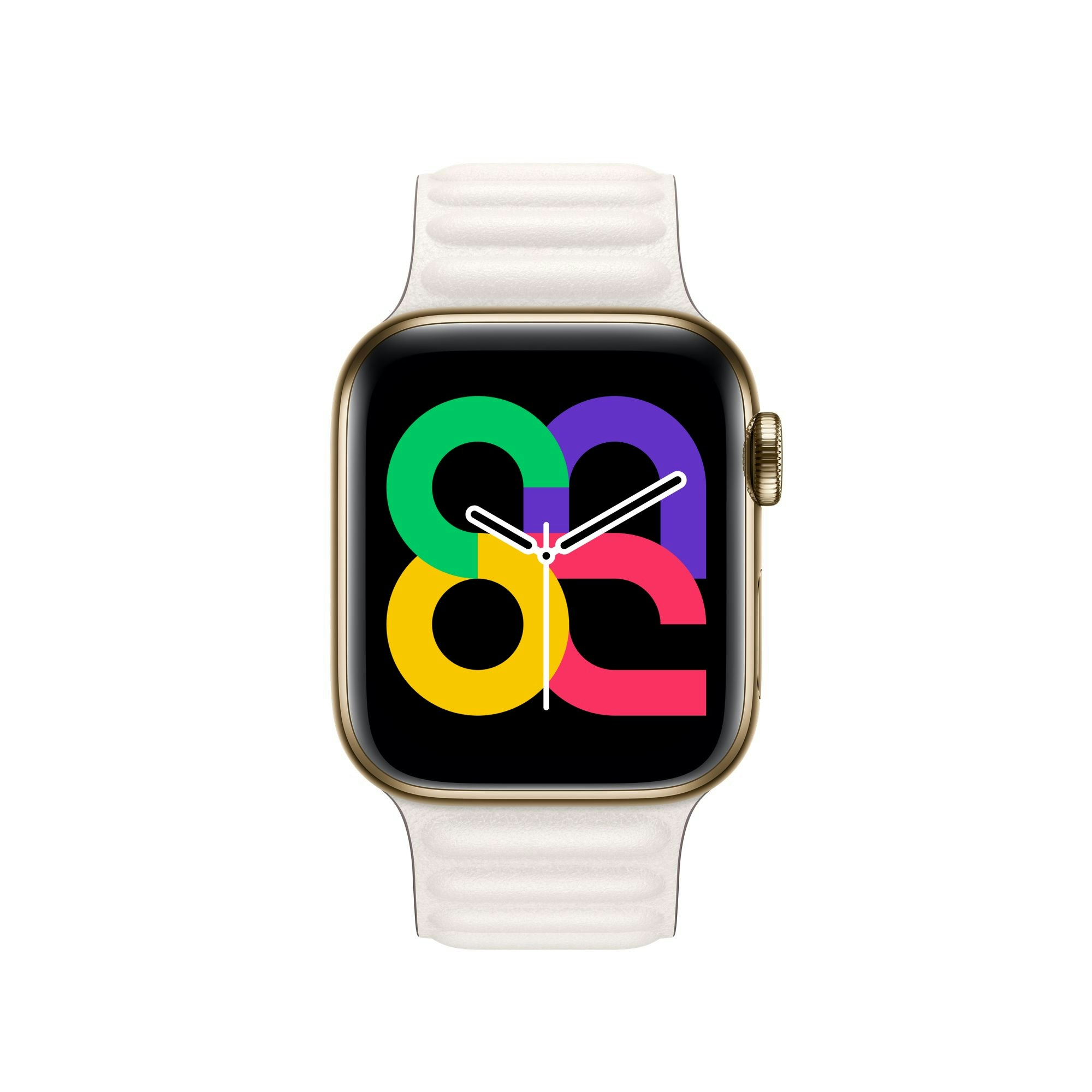 Chalk - Leather Link • Apple Watch Armband