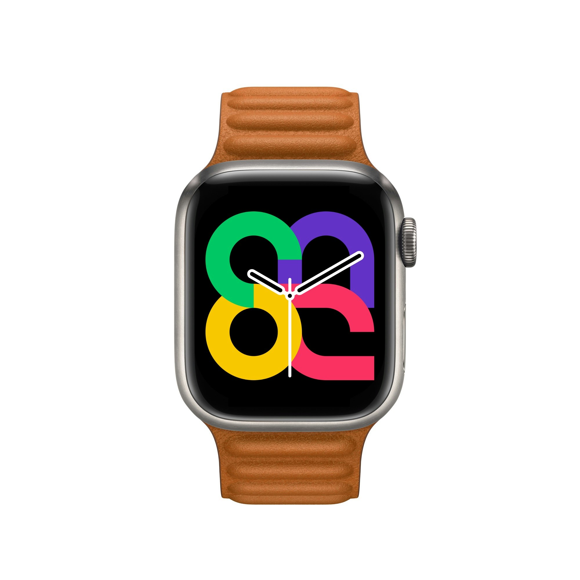 Golden Brown - Leather Link • Apple Watch Armband