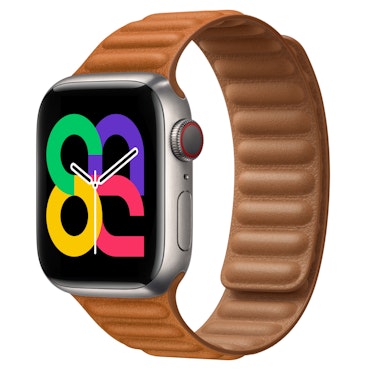 Golden Brown - Leather Link • Apple Watch Armband
