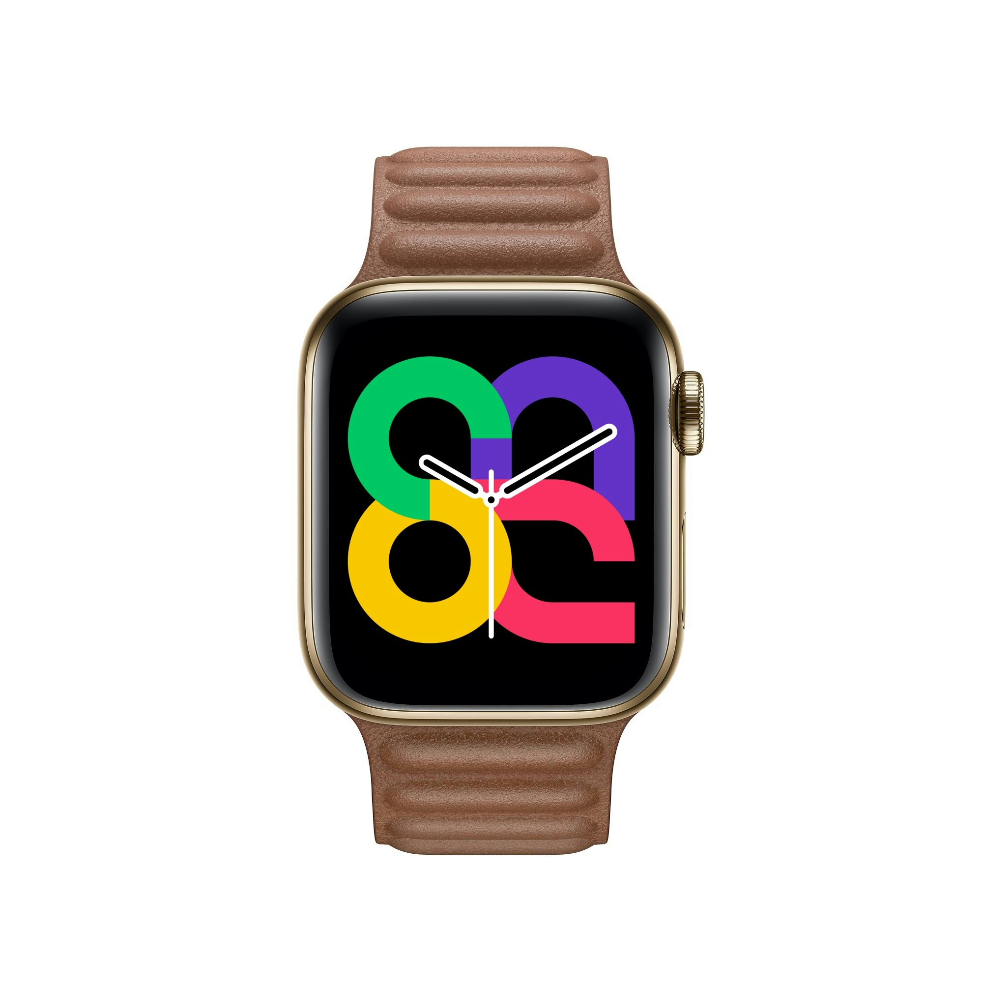 Saddle Brown - Leather Link • Apple Watch Armband