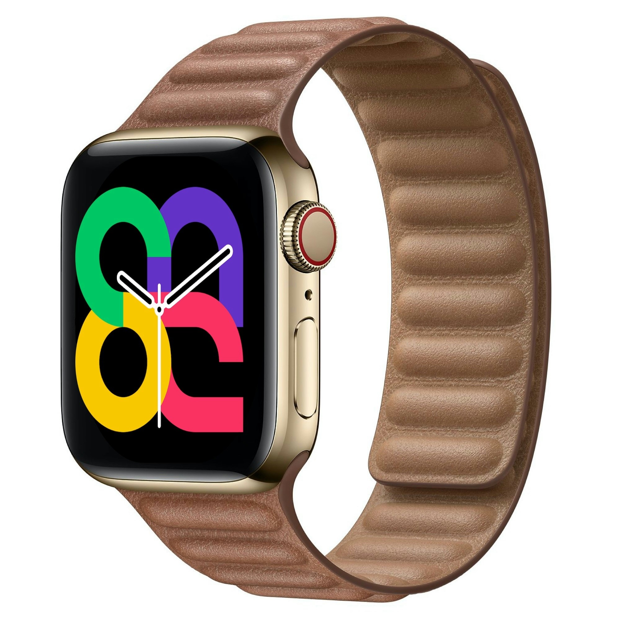 Saddle Brown - Leather Link • Apple Watch Armband