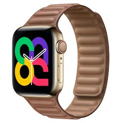 Saddle Brown - Leather Link • Apple Watch Armband
