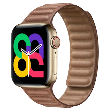 Saddle Brown - Leather Link • Apple Watch Armband