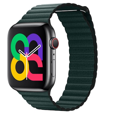 Dark Teal - Leather Loop • Apple Watch Armband