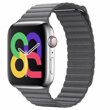 Grey - Leather Loop • Apple Watch Armband