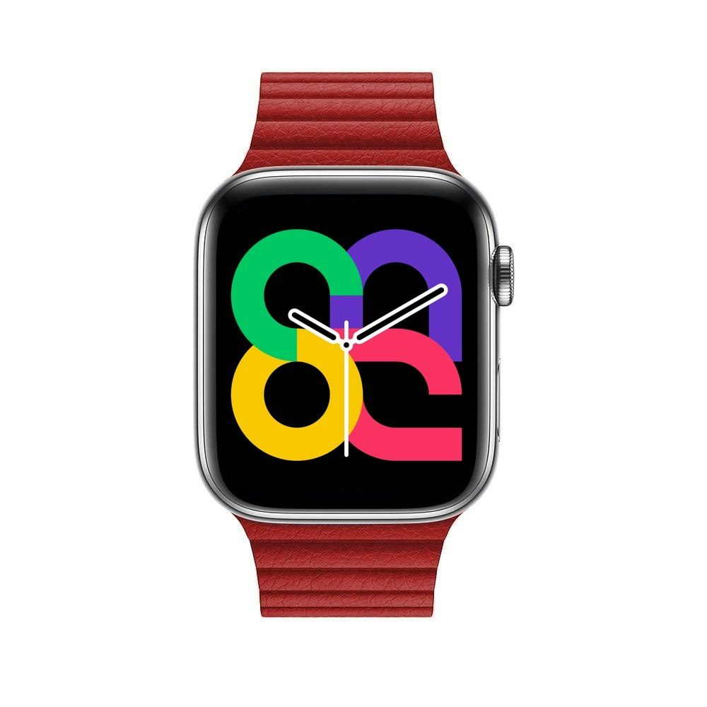 Red - Leather Loop • Apple Watch Armband